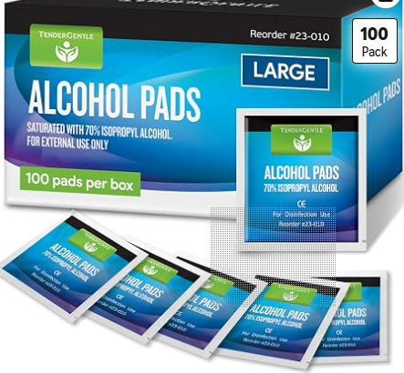 70% Alcohol Prep Wipes